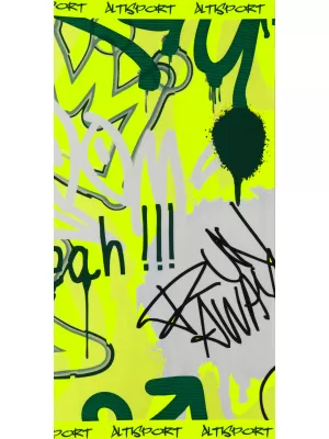 Prémiový ohrievač krku ALTISPORT VOJ/ALU054NAK01 FLUORESCENČNÁ ZELENÁ