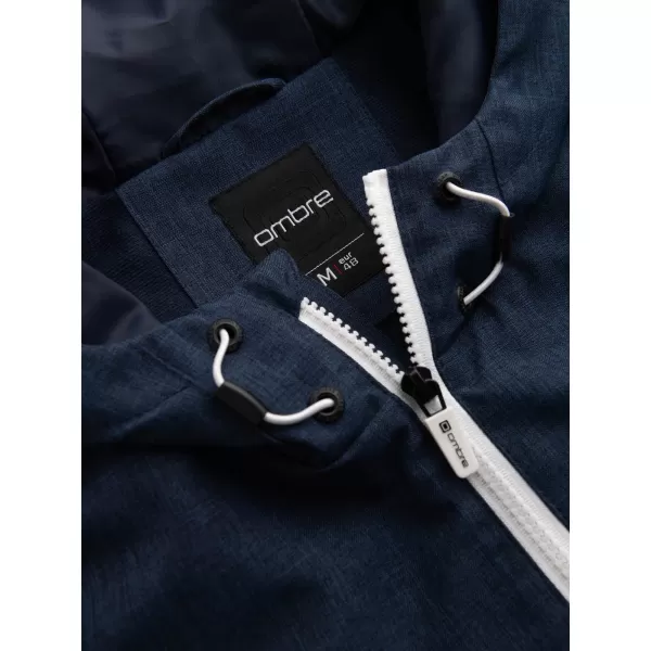  Pánska bunda OMBRE om-janp-0136 NAVY MRUE 