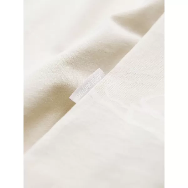  Pánske tričko OMBRE OM-TSFP-0184 KRÉM 