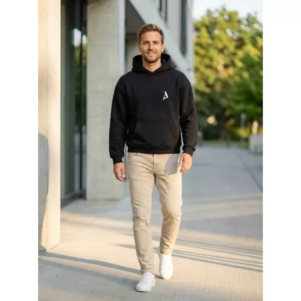  Pánska mikina ALTISPORT BYB/ALM002BY284 ČIERNA 
