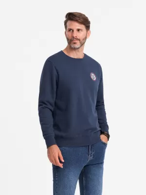 Pánska mikina OMBRE om-ssnz-0134 NAVY MRY