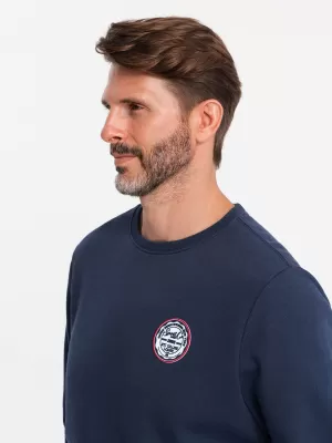 Pánska mikina OMBRE om-ssnz-0134 NAVY MRY