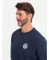 Pánska mikina OMBRE om-ssnz-0134 NAVY MRY