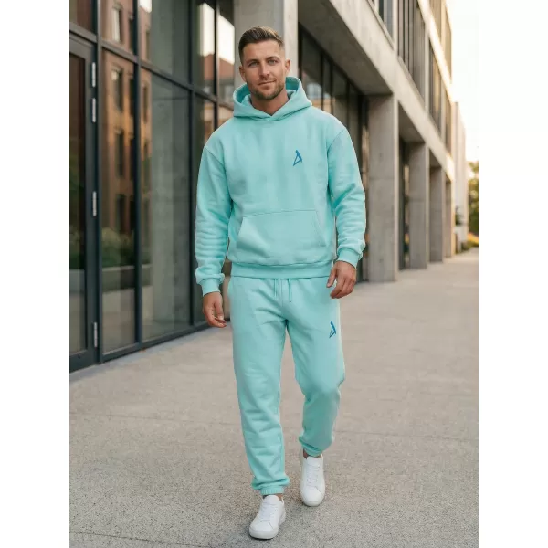  Pánska mikina ALTISPORT BYB/ALM002BY284 TYRKYSOVÁ 