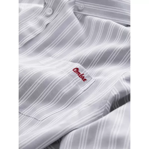  Pánska košeľa OMBRE om-shos-0171 šedá 