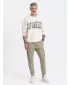 Pánske nohavice OMBRE om-pajo-0125 khaki