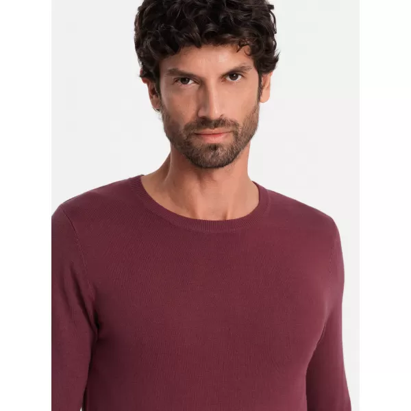  Pánsky sveter OMBRE om-swbs-0106 Burgundsko 