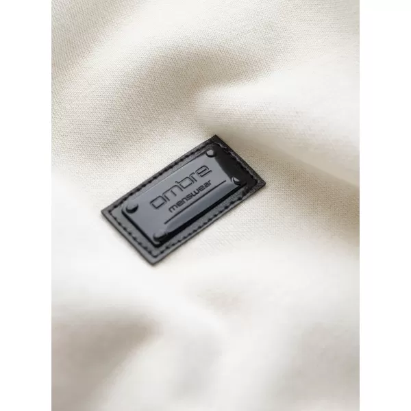  Pánska mikina OMBRE OM-SSNZ-0136 KRÉM 
