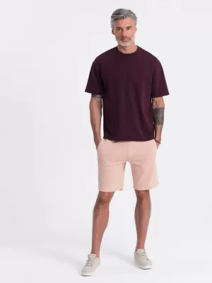 Pánske šortky OMBRE om-srbs-0139 prášok ružové