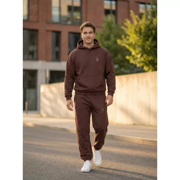  Pánske tepláky ALTISPORT BYB/ALM002BY286 ČOKOLÁDOVO HNEDÁ 