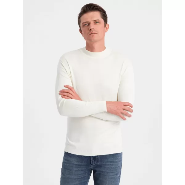  Pánsky sveter OMBRE OM-SWTN-0100 KRÉM 