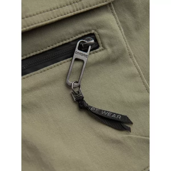  Pánske nohavice OMBRE om-pajo-0125 khaki 