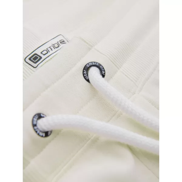  Pánske tepláky OMBRE om -pabs-0173 CREAM 