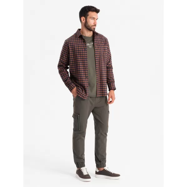  Pánske stopy po Olive OMBRE om-pajo-0200 