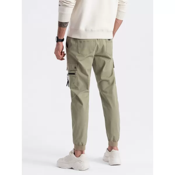  Pánske nohavice OMBRE om-pajo-0125 khaki 