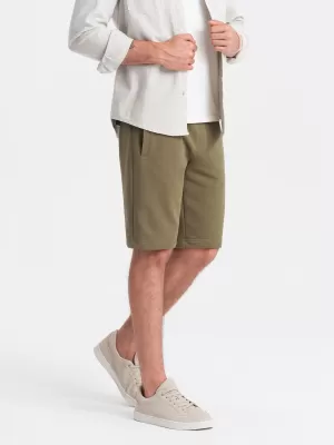 Pánske šortky OMBRE om-srbs-0149 Olive