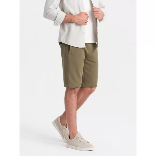 Pánske šortky OMBRE om-srbs-0149 Olive 
