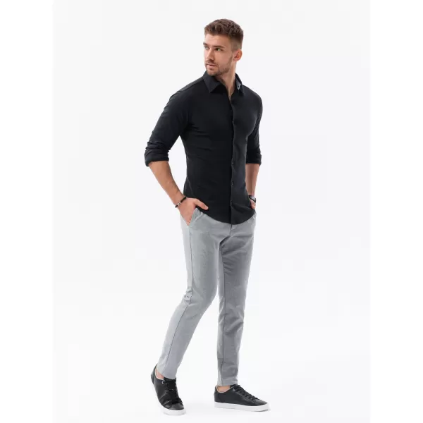  Pánska košeľa OMBRE om-shcs-0177 Navy modrá 