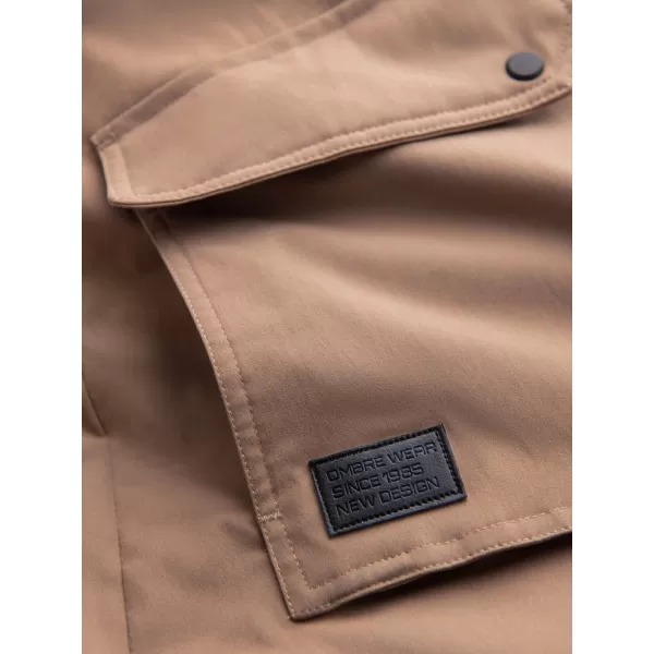  Pánska bunda OMBRE om-jalj-0181 béžová 