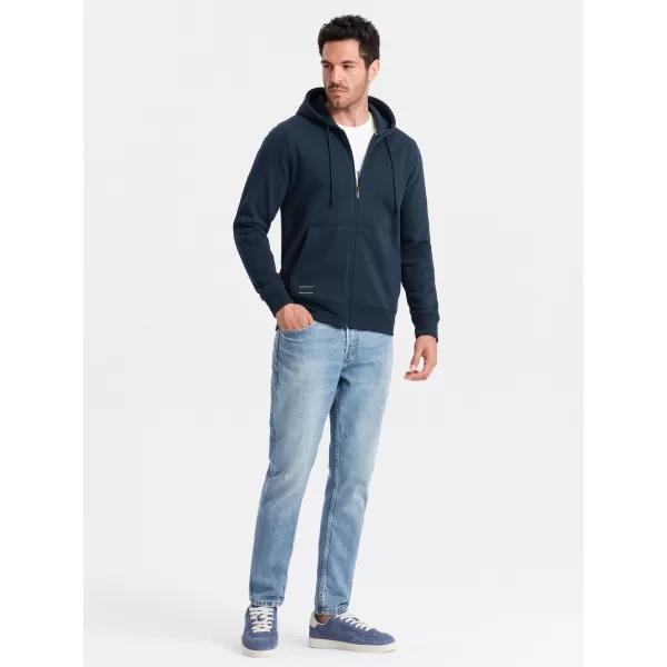  Pánska mikina OMBRE om-ssbz-0160 Navy modrá 