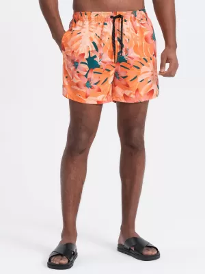 Pánske kúpajúce sa šortky OMBRE om-srbs-0140 ORANGE