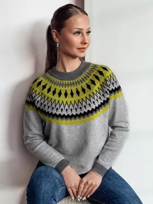 Dámsky sveter DSTREET RUBY GLOW SIVÁ