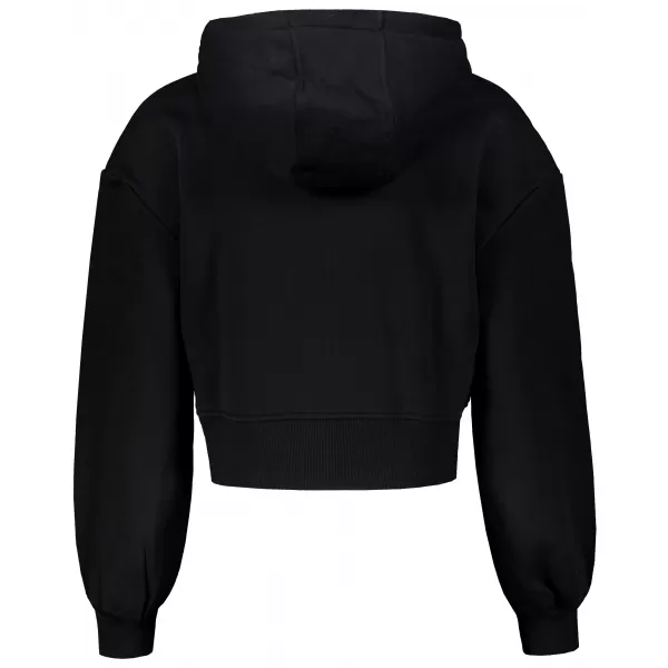  Dámska krátka oversized mikina ALTISPORT BYB/ALW056BY237 ČIERNA 