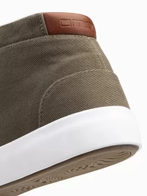 Pánska OMBRE OM-Foth-0156 Olive Shoes