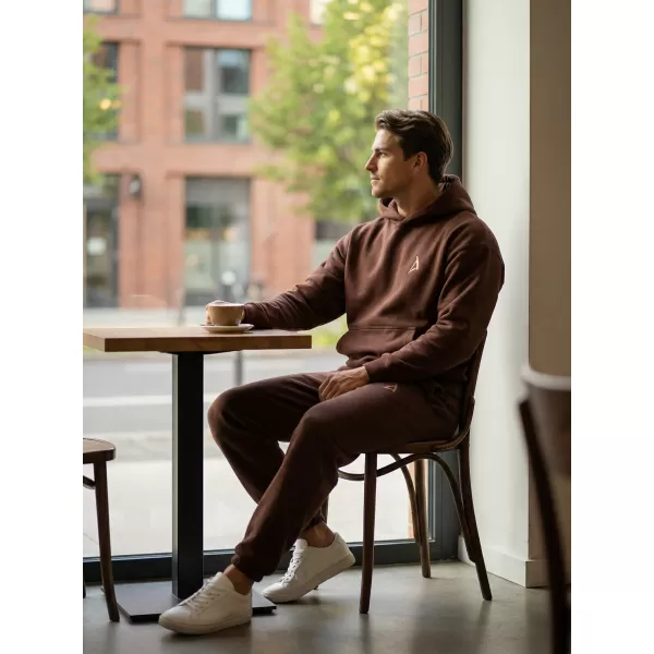  Pánske tepláky ALTISPORT BYB/ALM002BY286 ČOKOLÁDOVO HNEDÁ 