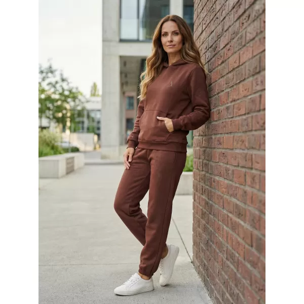  Dámske tepláky ALTISPORT BYB/ALW002BY291 ČOKOLÁDOVO HNEDÁ 