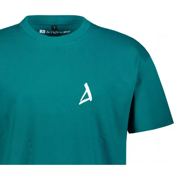  Pánske oversized tričko ALTISPORT BYB/ALM002BY102 PETROLEJ 