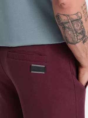 Pánske šortky OMBRE om-srbs-0149 gaštan