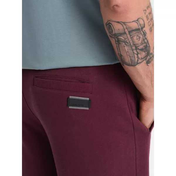  Pánske šortky OMBRE om-srbs-0149 gaštan 