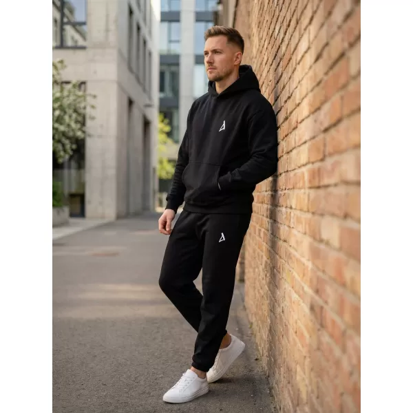  Pánska mikina ALTISPORT BYB/ALM002BY284 ČIERNA 