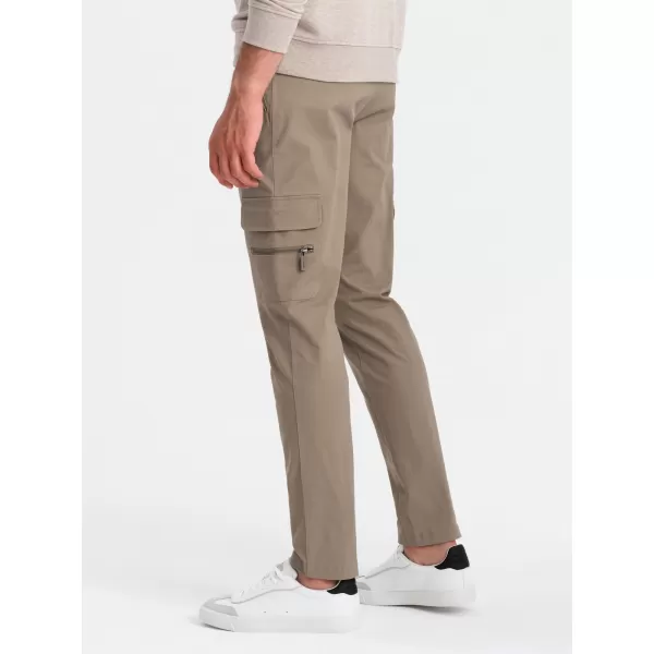  Pánske nohavice OMBRE om pacg-0204 khaki 