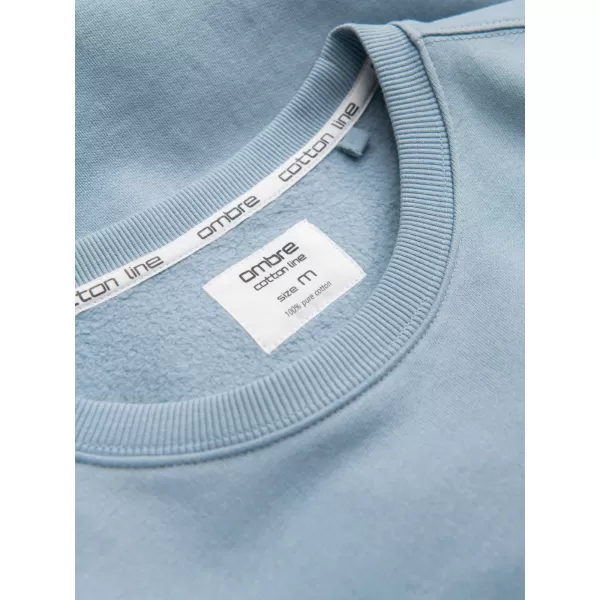  Pánska mikina OMBRE om-ssbn-0175 modrá 