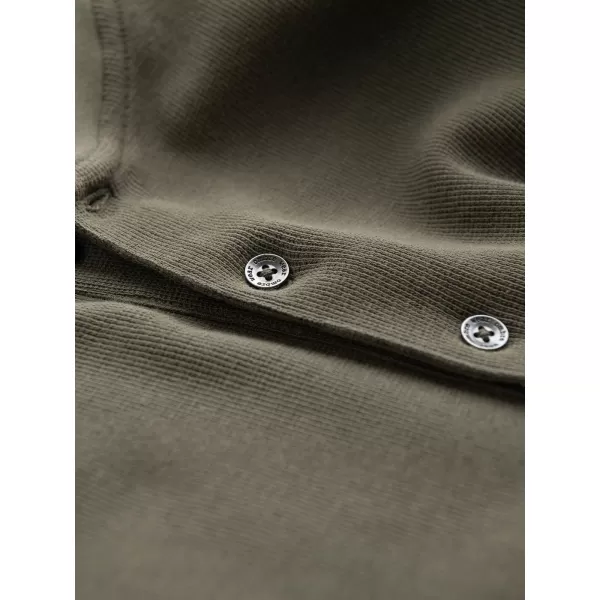  Pánske tričko s Olive s dlhým rukávom OMBRE OM-LSCL-0120 