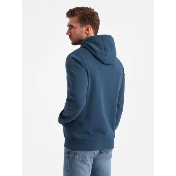  Pánska mikina OMBRE OM-SSPS-0143 NAVY MODRÉ 