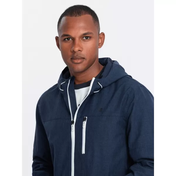  Pánska bunda OMBRE om-janp-0136 NAVY MRUE 