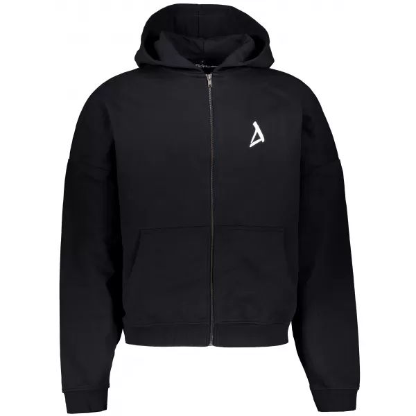  Pánska mikina na zips z 90. rokov ALTISPORT BYB/ALM002BY254 ČIERNA 