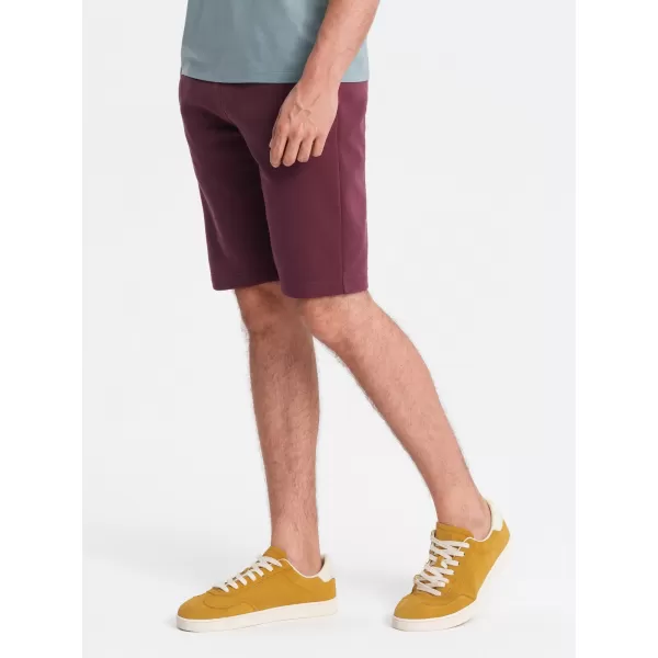  Pánske šortky OMBRE om-srbs-0149 gaštan 
