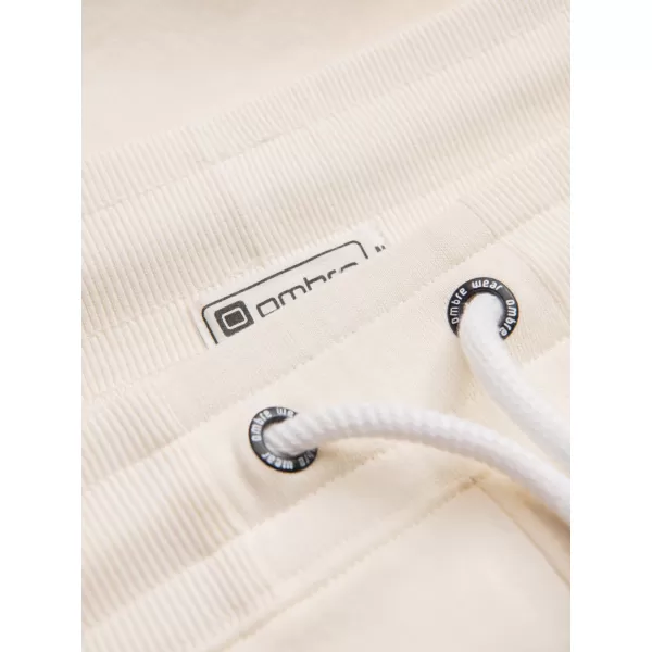  Pánske tepláky OMBRE om -pabs-0206 CREAM 