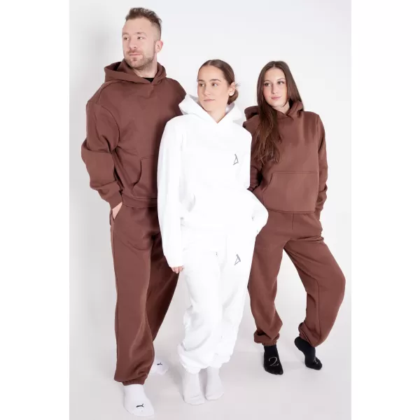  Pánska mikina ALTISPORT BYB/ALM002BY284 ČOKOLÁDOVO HNEDÁ 