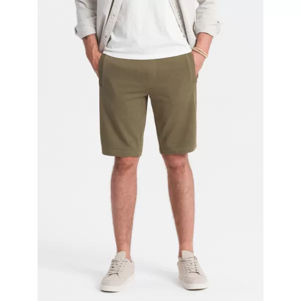  Pánske šortky OMBRE om-srbs-0149 Olive 