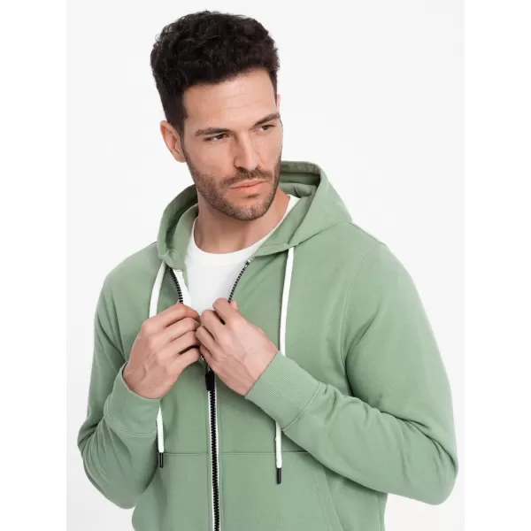  Pánska mikina OMBRE om-ssbz-0178 zelená 