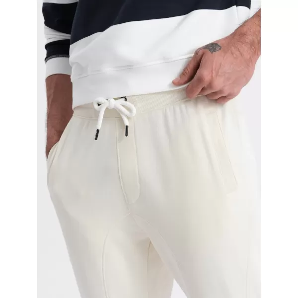  Pánske tepláky OMBRE om -pabs-0173 CREAM 