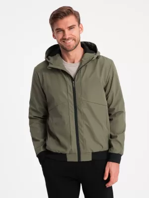 Pánska OMBRE om-janp-0149 Olive bunda