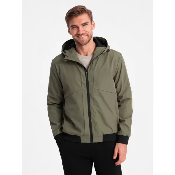  Pánska OMBRE om-janp-0149 Olive bunda 