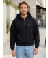 Pánska mikina na zips z 90. rokov ALTISPORT BYB/ALM002BY254 ČIERNA