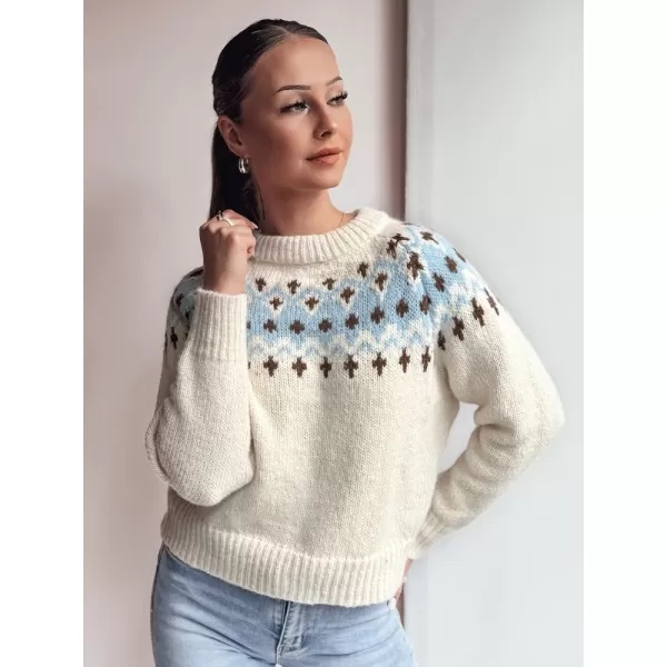  Dámsky sveter DSTREET SKADOVA BIELA 